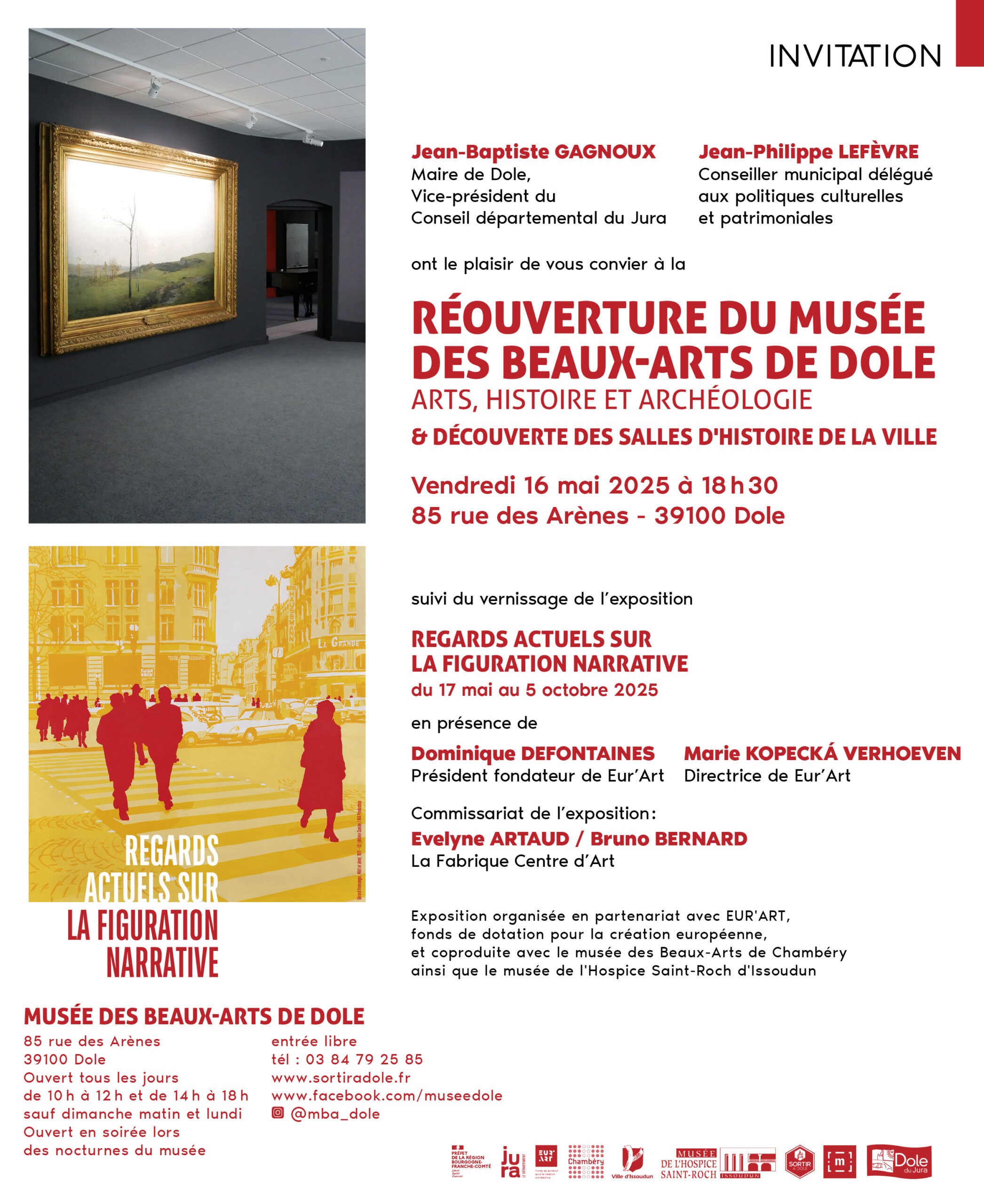 Invitation Reouverture et Figuration narrative